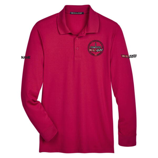 CCC Devon & Jones Unisex Embroidered LS Polo Thumbnail