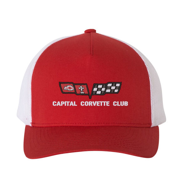 Yupoong Embroidered 5-Panel Retro Trucker Cap Thumbnail